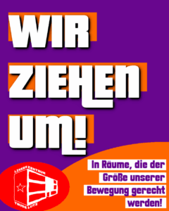 Mehr über den Artikel erfahren Wir ziehen um!